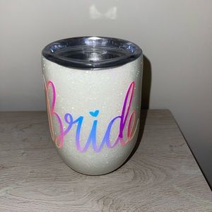 Bride wine tumbler